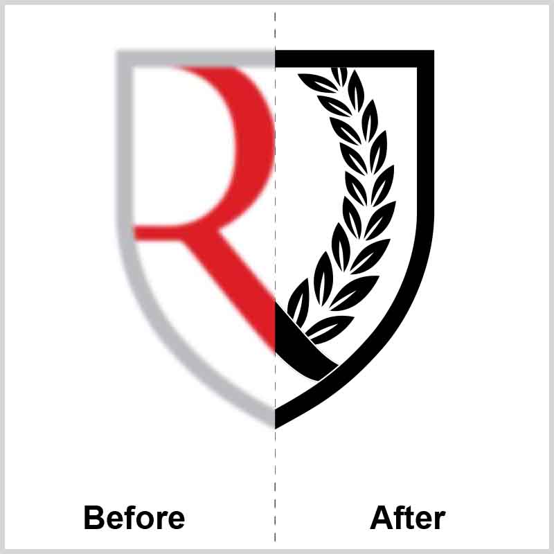 logo redraw line artwork